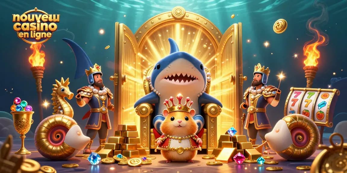 Jouez au nouveau casino en ligne grâce à un roi hamster royal entouré de trésors