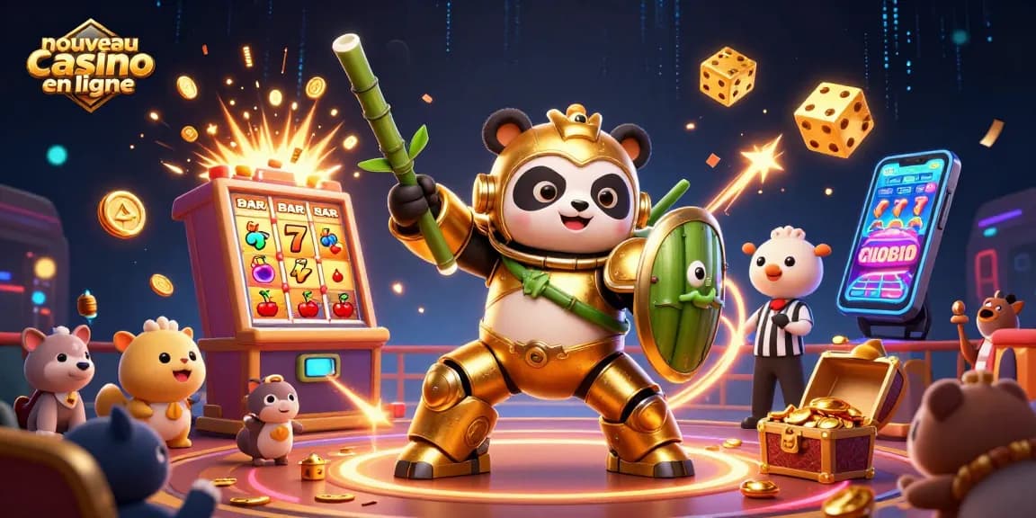 Visitez nouveau casino en ligne tout en jouant avec un panda robot et des gains éclatants.