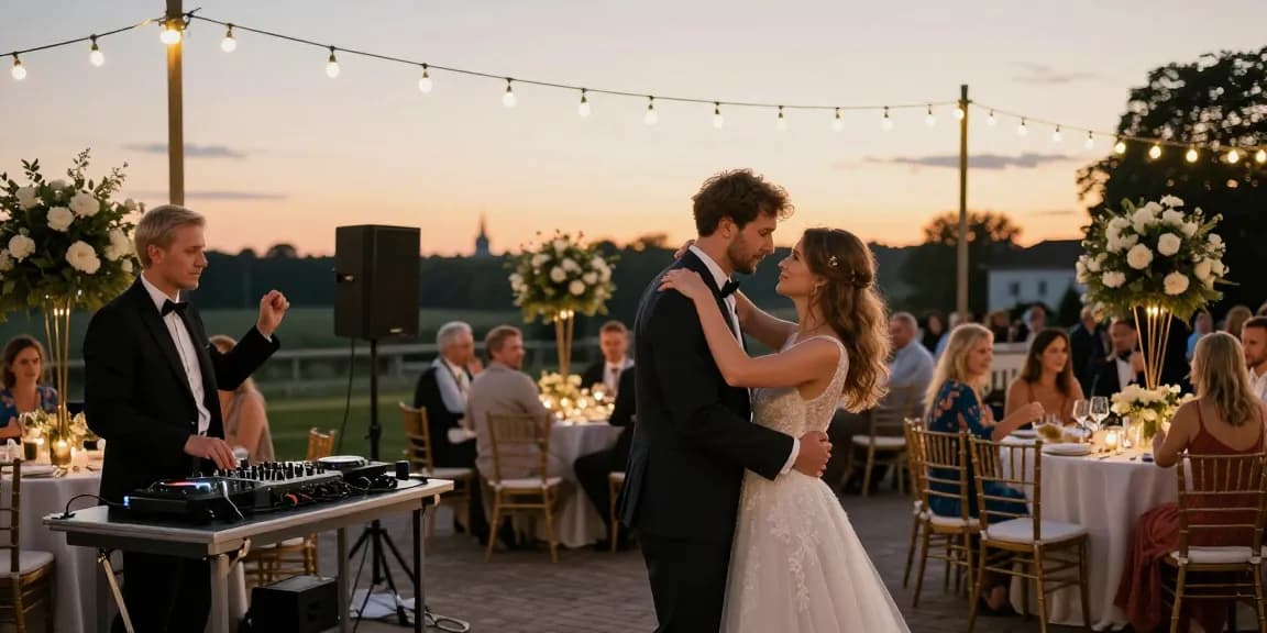 Hochzeit DJ Berlin sorgt für unvergessliche Stimmung auf der Hochzeitsfeier.