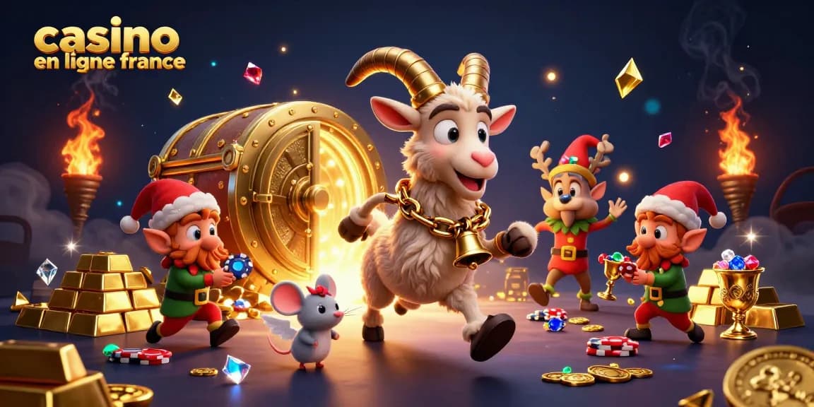Jouez à des casinos en ligne en France avec des personnages animés dans un cadre de casino animé.