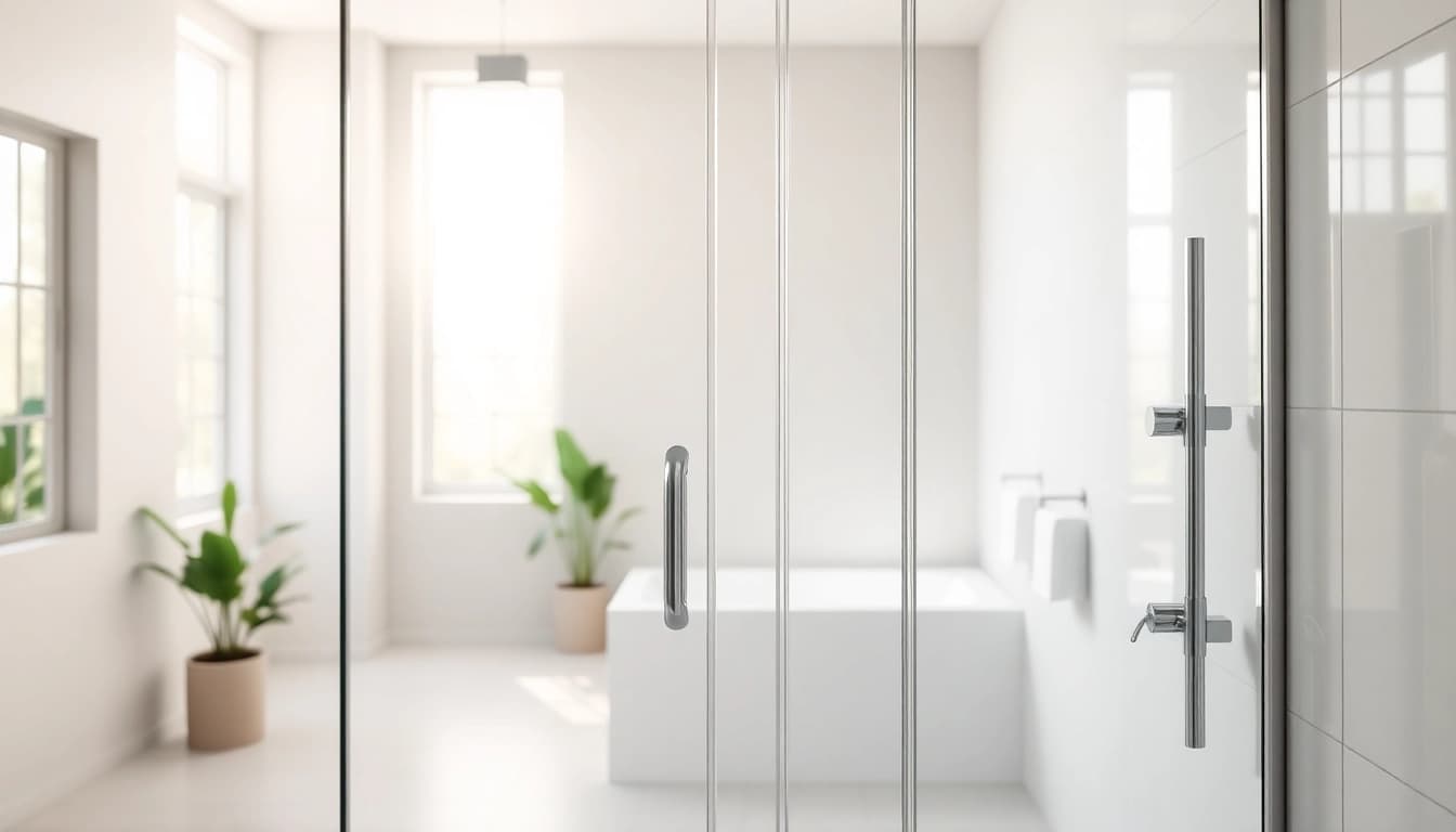 Experience elegant showers Australia with a luxurious shower design showcasing modern chrome fixtures.