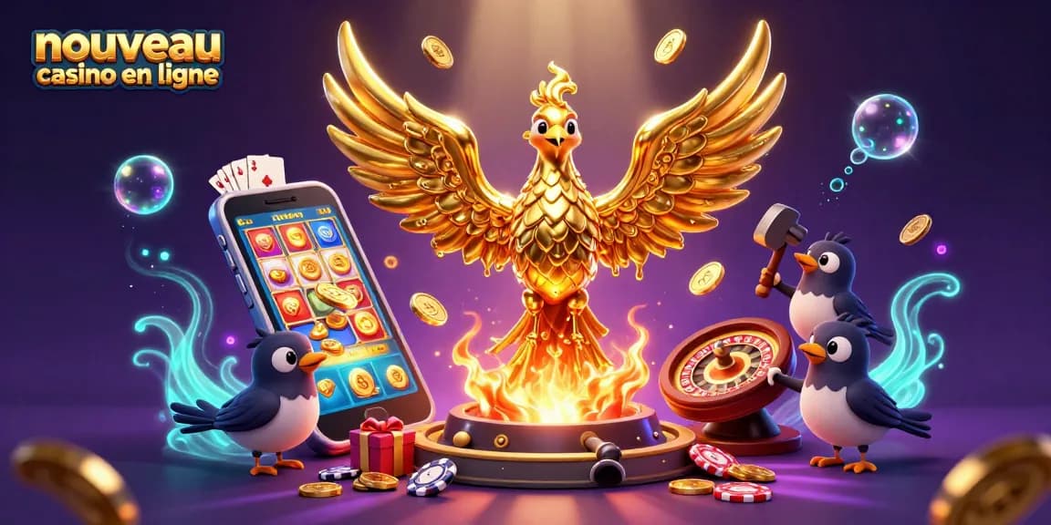 Jouez au nouveau casino en ligne avec des machines à sous et des jeux interactifs en 3D.