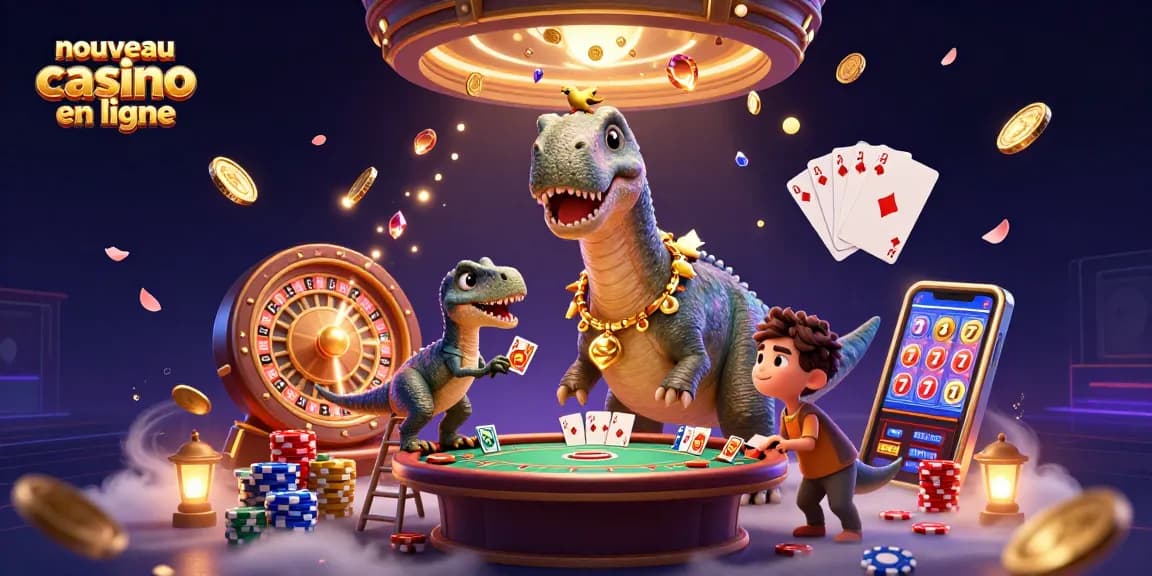 Profiter du nouveau casino en ligne avec des personnages de dinosaures et des jeux fascinants.