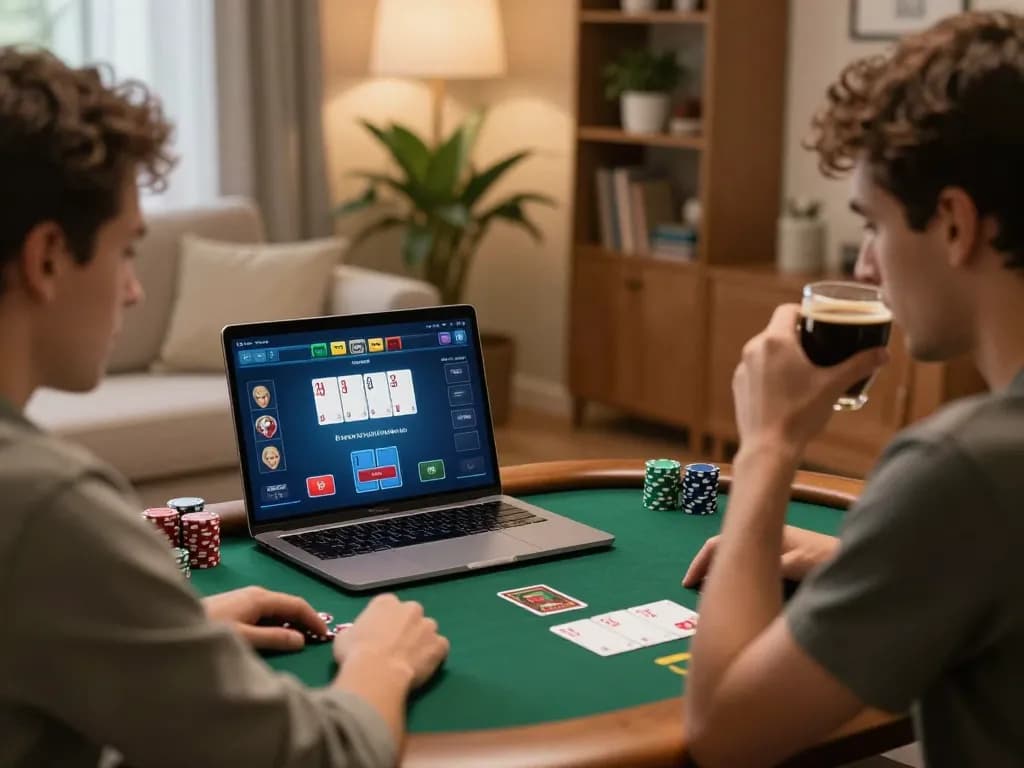 Enjoying online gaming at home with casinò online italiani non aams poker gameplay atmosphere