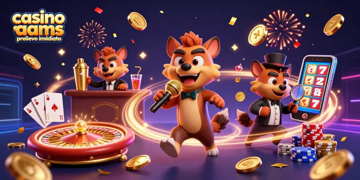 Scopri il casino non AAMS prelievo immediato con i personaggi esilaranti di uno show comico.