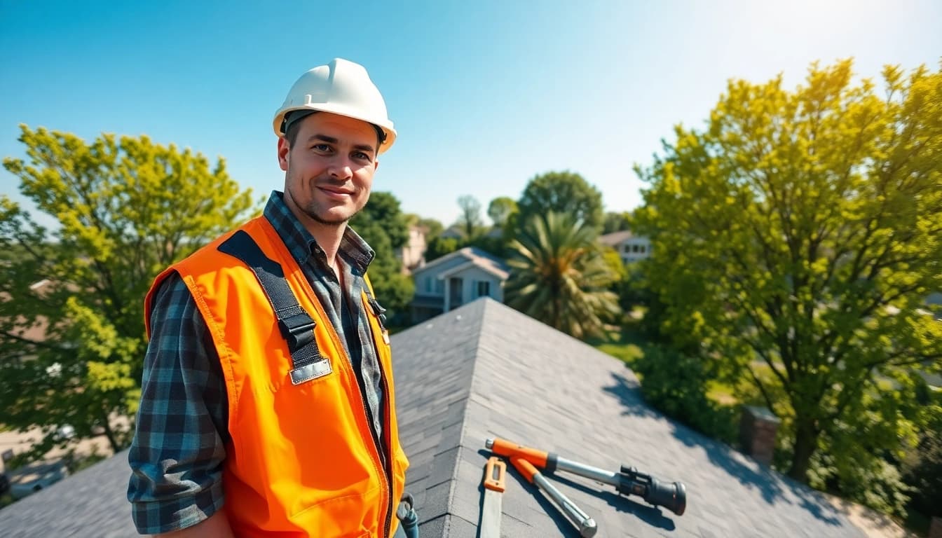 Provide reliable roofing services with professional expertise in a suburban setting.