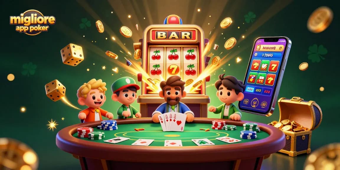 Migliore app poker: Giocatori al tavolo con azione avvincente e premi in giochi virtuali
