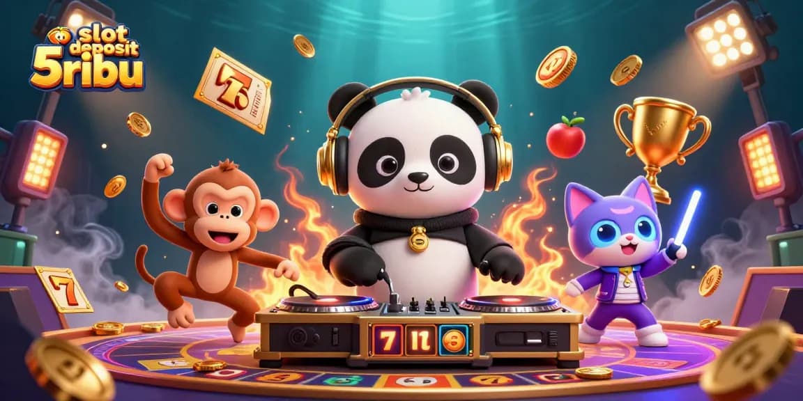 Engage in thrilling gameplay with slot deposit 5ribu featuring dynamic 3D casino characters and rich elements.