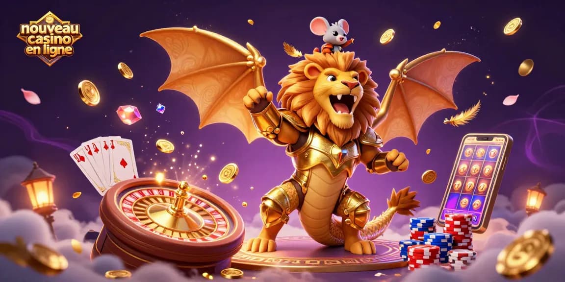Gagnez avec le nouveau casino en ligne en jouant à des machines à sous et à la roulette passionnante.