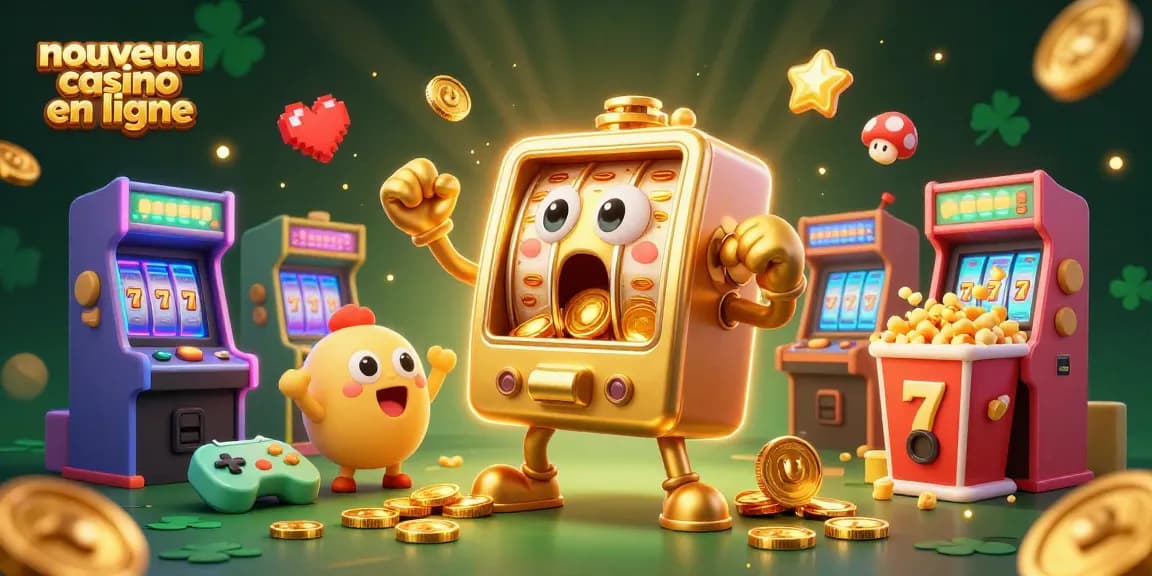 Gagner avec le nouveau casino en ligne et des machines à sous joyeuses et animées.