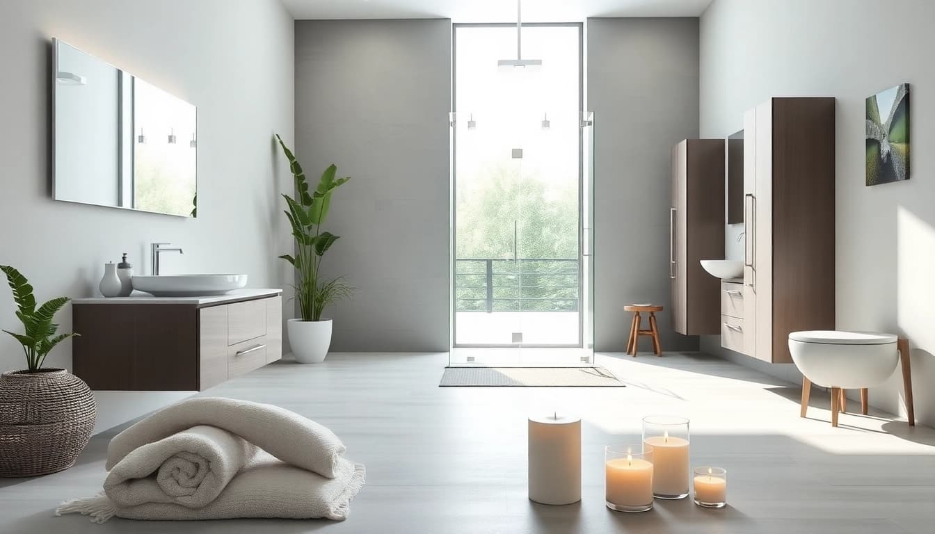 Produkte der sonni sanitär GmbH in einem modernen und stilvollen Badezimmer.