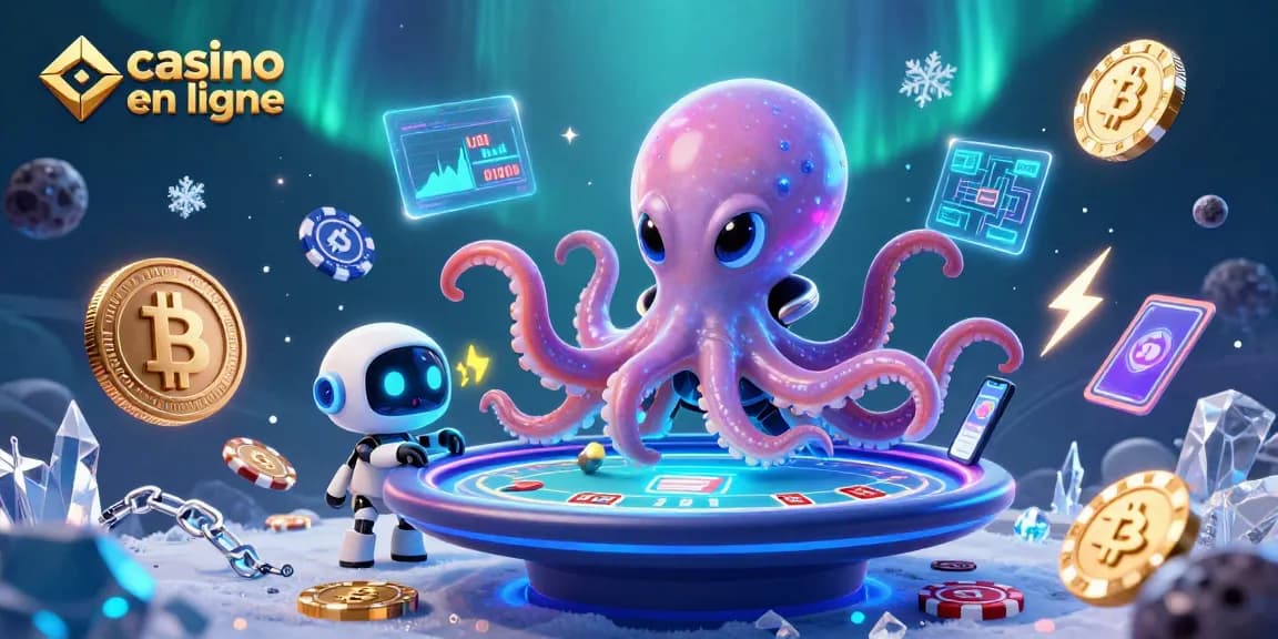 Explorez le casino en ligne avec des jeux immersifs et des personnages fantastiques dans un monde animé.
