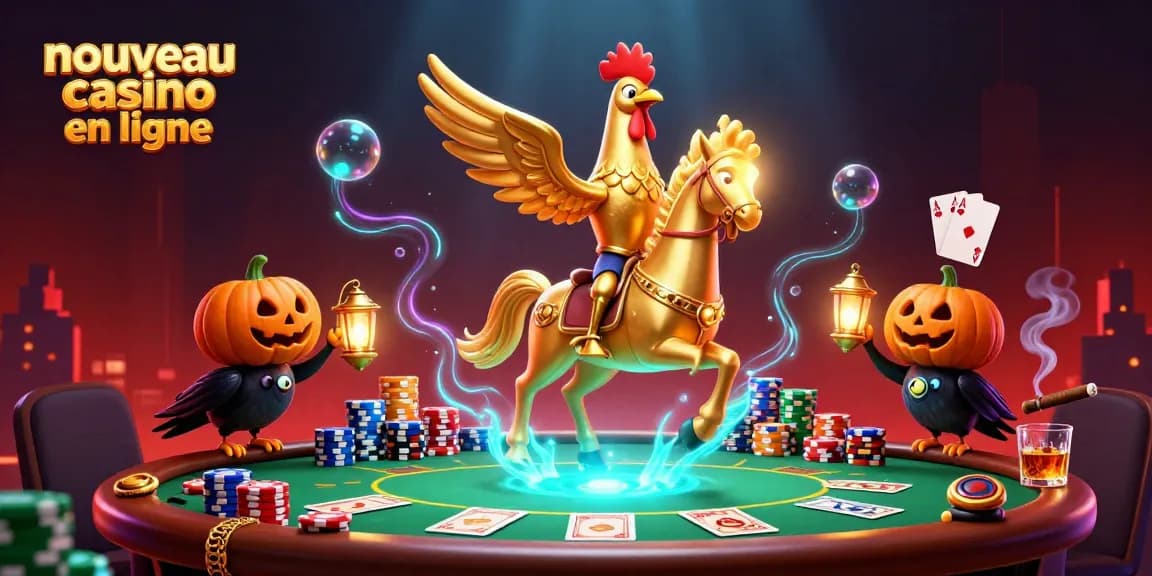 Expérience d'un nouveau casino en ligne avec des personnages fantastiques dans un décor vibrant.