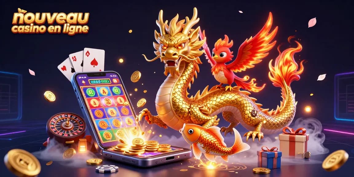 Découvrez comment jouer sur un nouveau casino en ligne avec enthousiasme et succès dans cette illustration captivante.