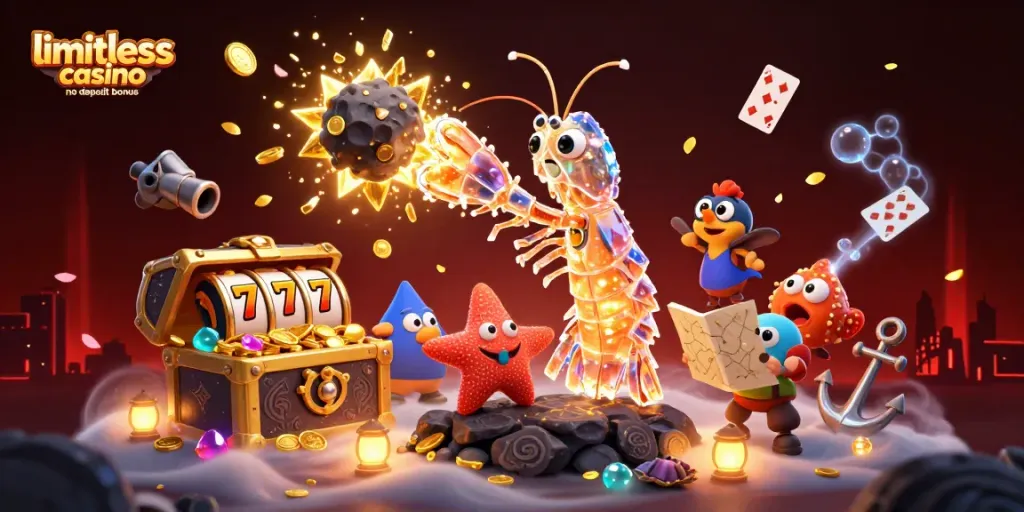 Experience the limitless casino no deposit bonus with exciting jackpots and vibrant game elements.
