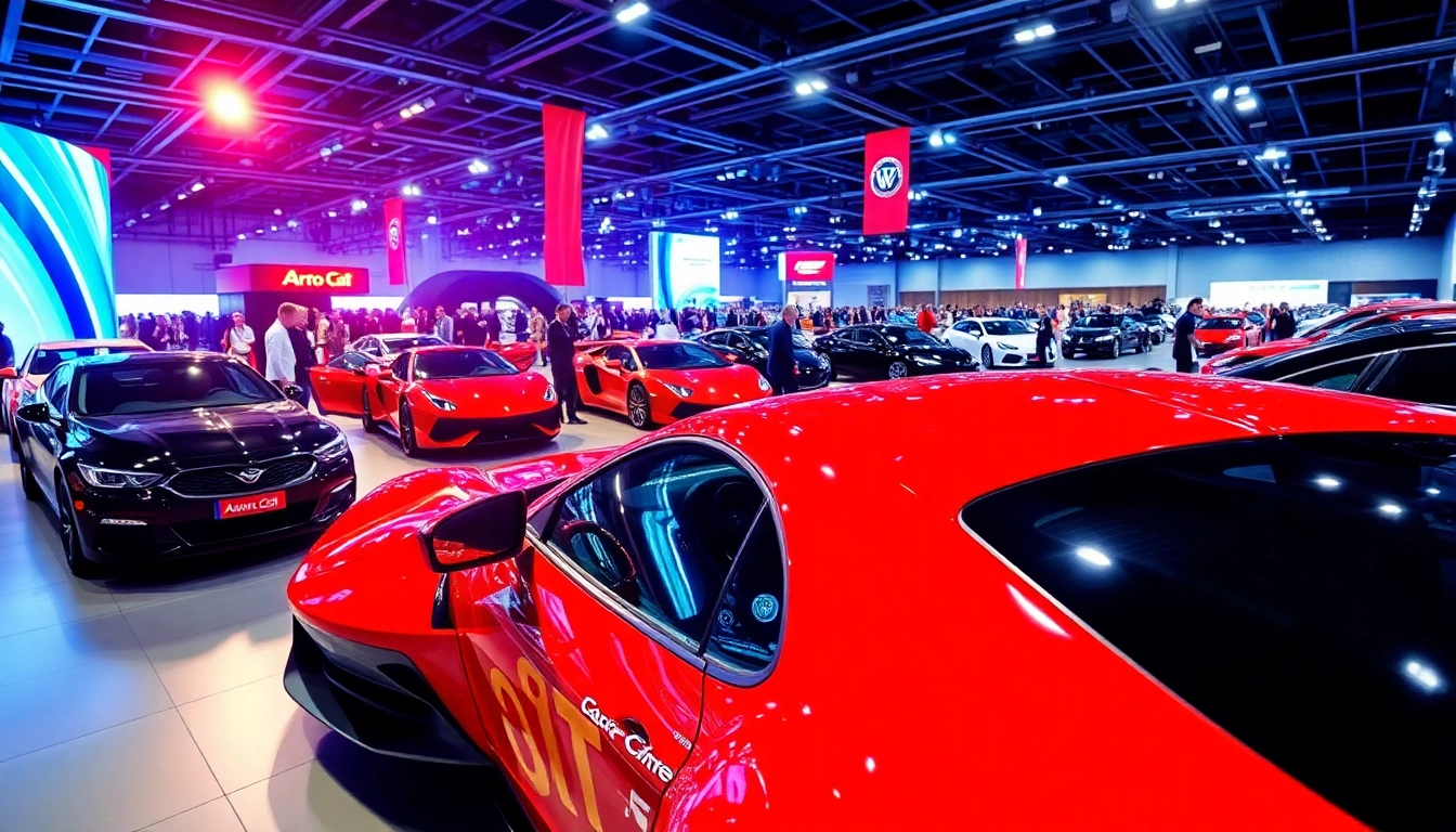 Experience the excitement at the Auto Cars Show featuring various vehicles on display.