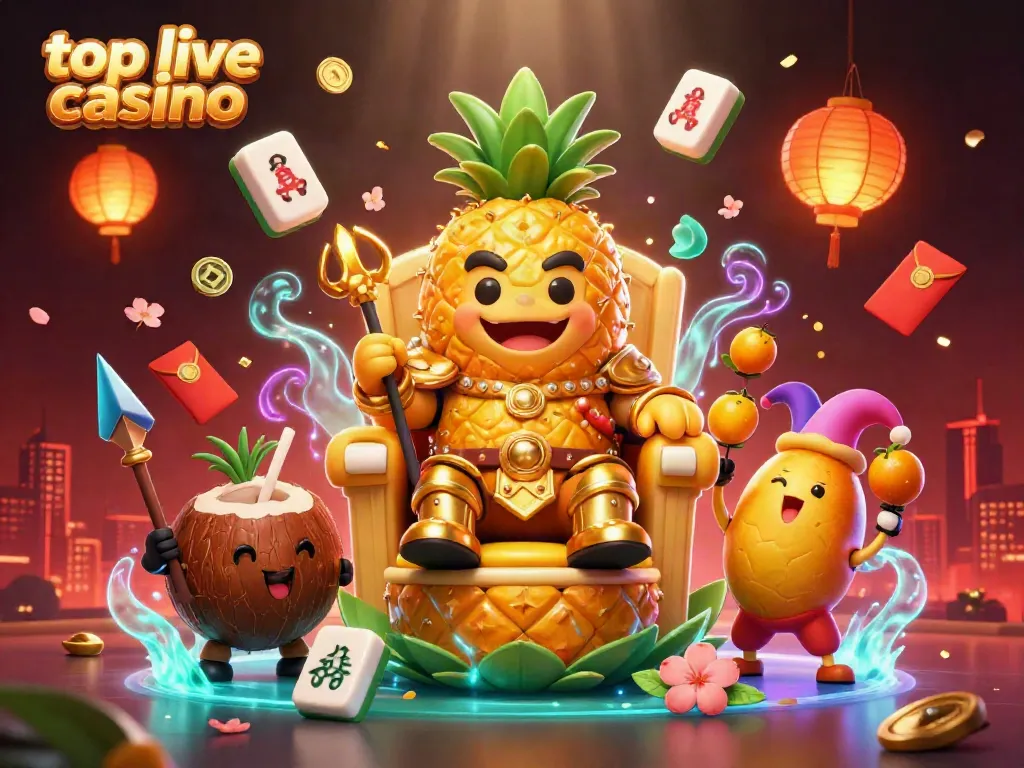 Experience the excitement of a top live casino with vibrant characters and action-packed gaming elements.