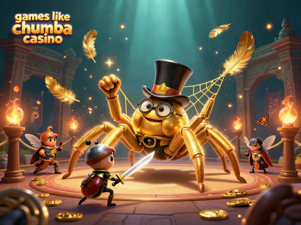 Play exciting games like Chumba Casino with brave characters and vibrant casino elements.