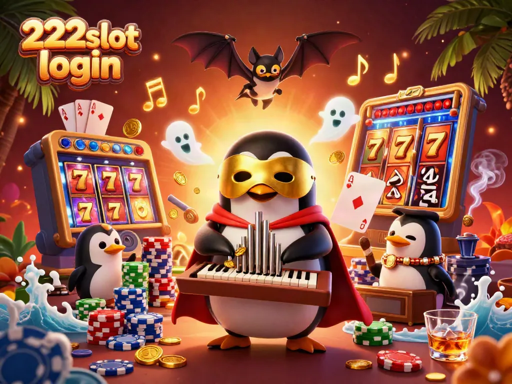 Mainkan slot dengan cepat dan aman di 222slot login, diiringi suasana kasino yang meriah.