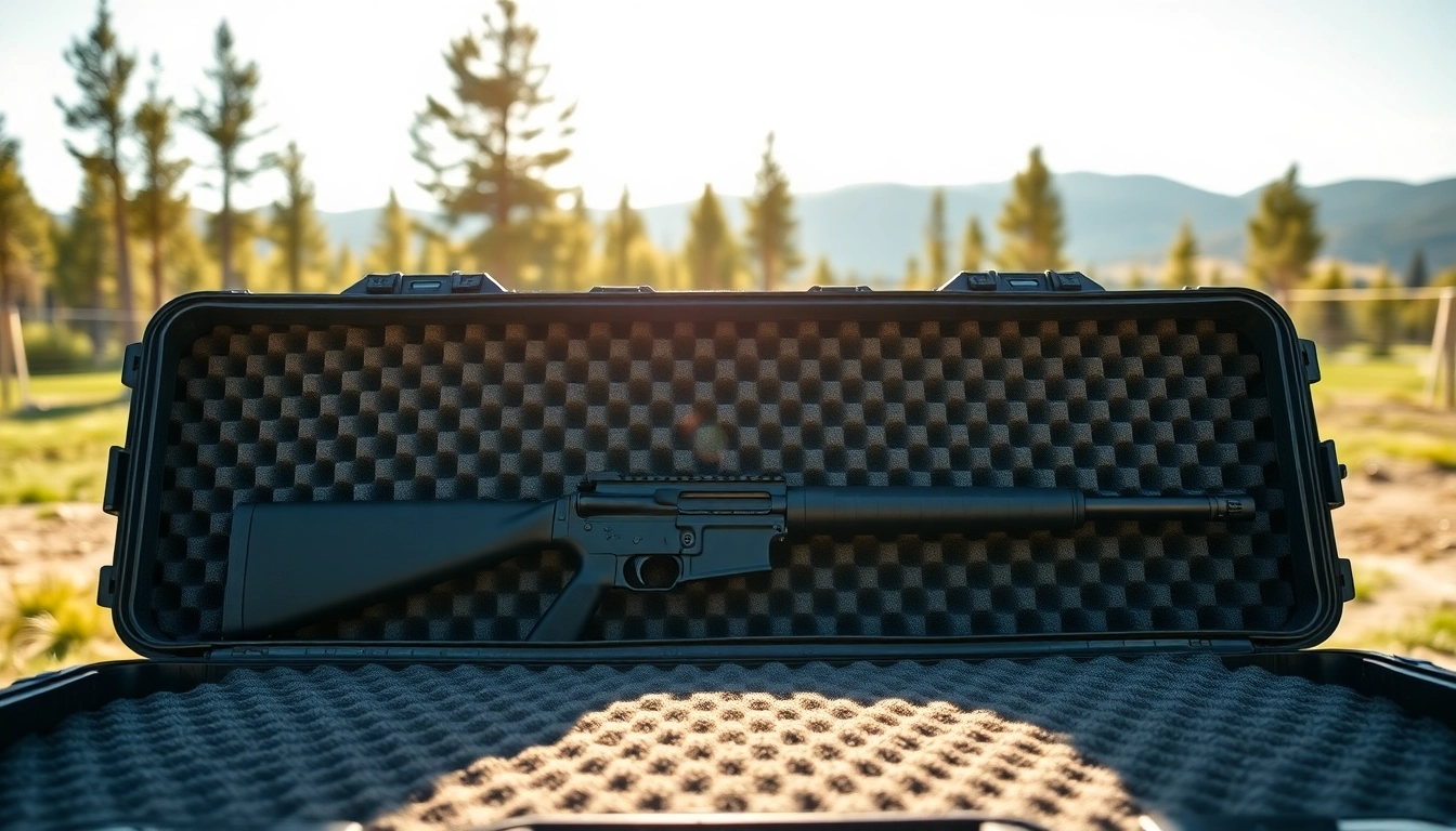 Foam for rifle case showcasing its high-density structure in a natural outdoor setting.
