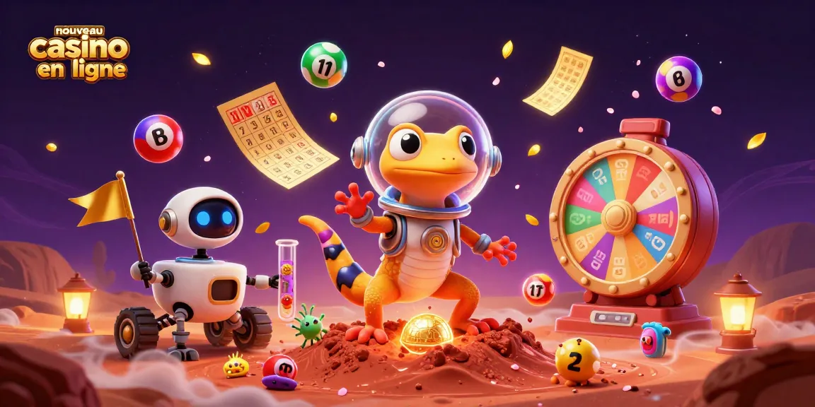 Le nouveau casino en ligne propose des jeux captivants avec des ballons de loterie colorés et des prix dorés.