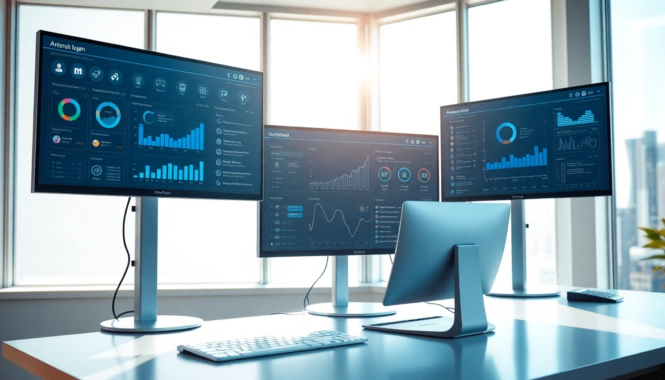 Enhance productivity with an enterprise assistant platform depicted in a modern workspace setting.