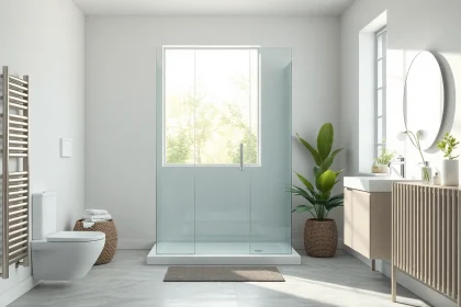 Gestalten Sie Ihr Badezimmer mit sonni sanitär GmbH hochwertigen Duschpanels und eleganten Möbeln.