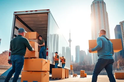 Experience the best Toronto Movers efficiently loading items for a seamless moving process.