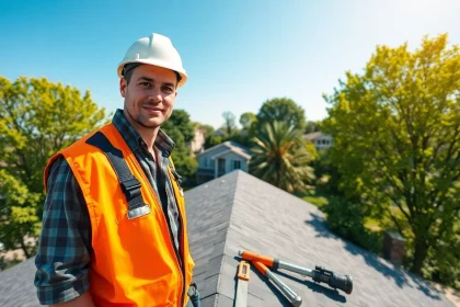 Provide reliable roofing services with professional expertise in a suburban setting.