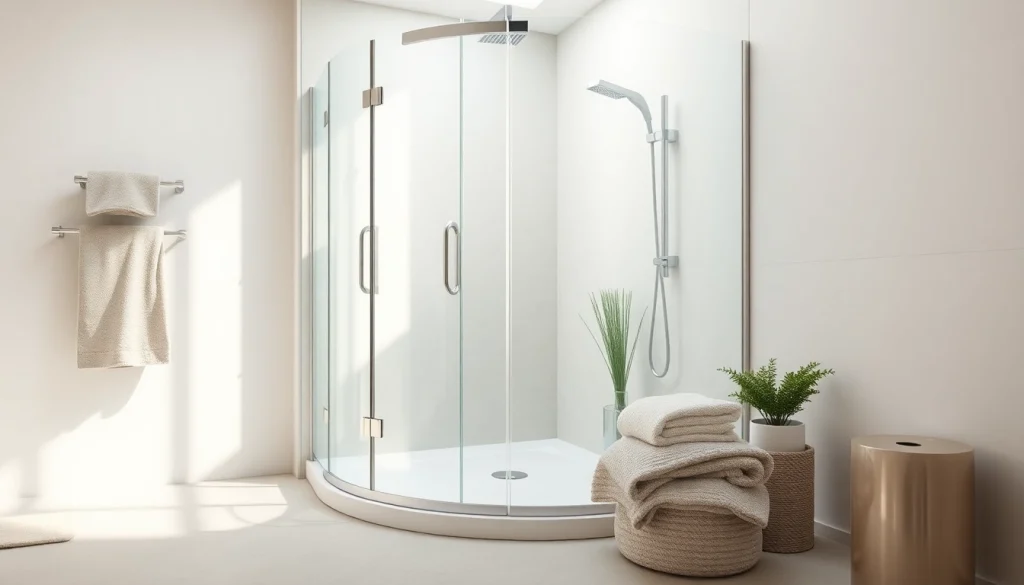 Die sonni Duschkabine präsentiert sich elegant mit modernen Glasdetails und stilvollem Design.