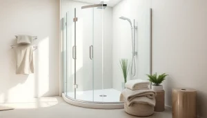 Die sonni Duschkabine präsentiert sich elegant mit modernen Glasdetails und stilvollem Design.