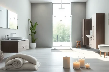 Produkte der sonni sanitär GmbH in einem modernen und stilvollen Badezimmer.