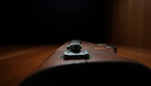 Showcasing the alamo 15 trigger 3 position with a sleek design and polished metallic features.