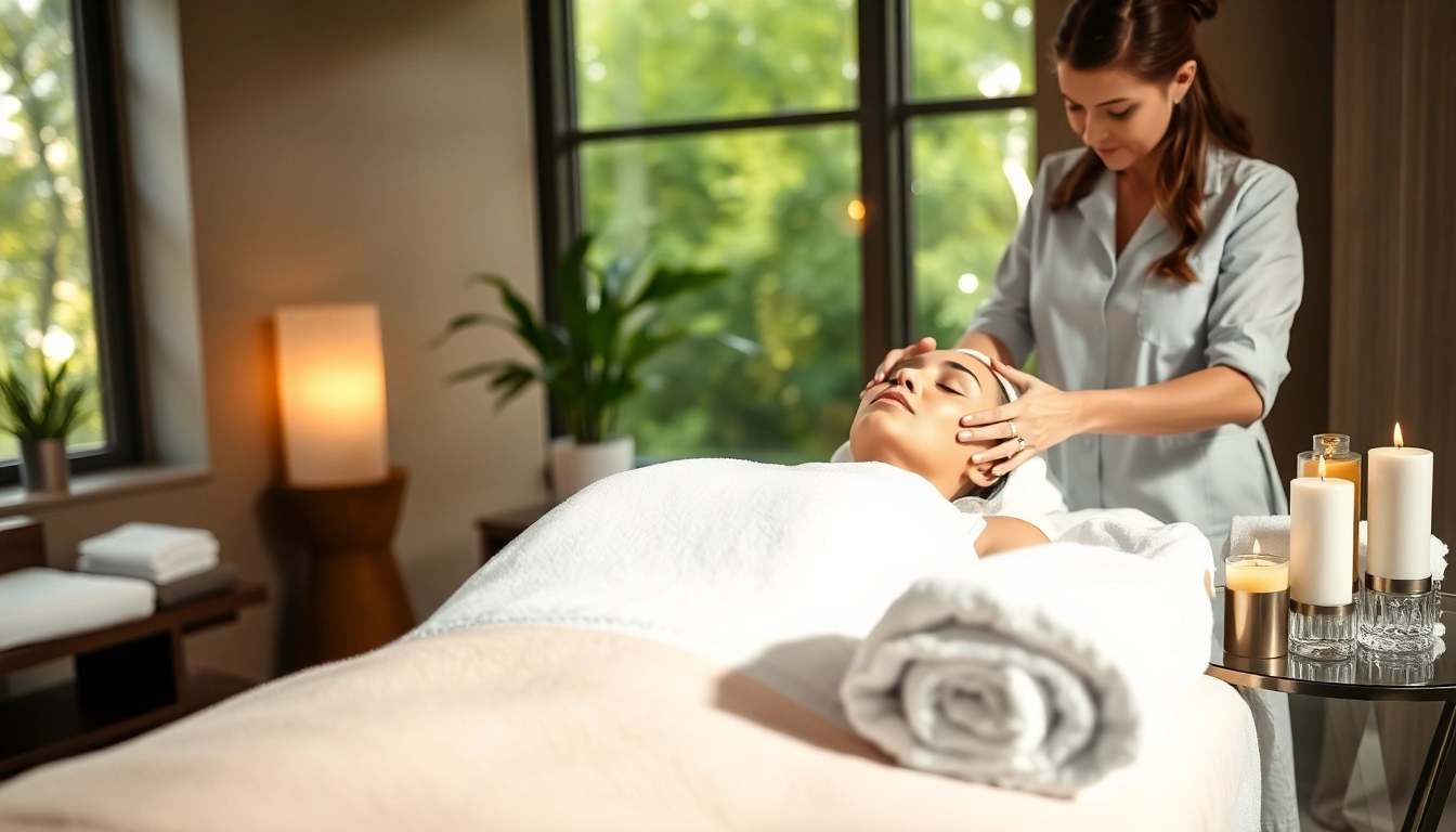 Experience rejuvenating Face Treatments in a serene spa environment with a soothing mask application.