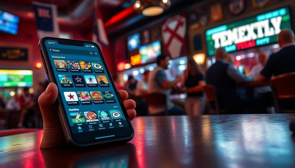 Engage with sports betting sites Texas through interactive applications on mobile devices.