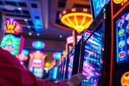 Menampilkan pemain yang terlibat dalam permainan walettoto dengan suasana kasino yang bersemangat.