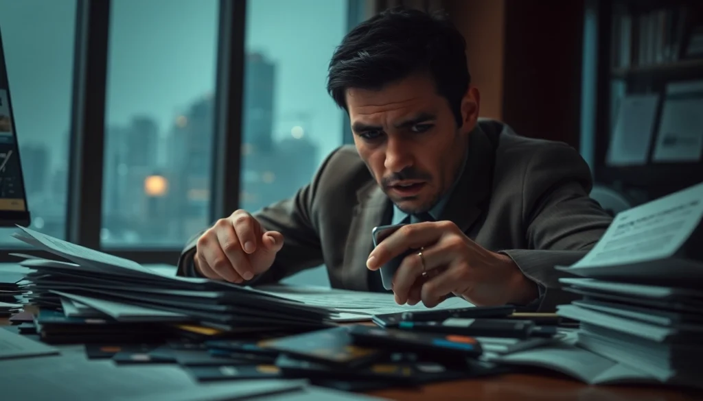 카드깡과 관련된 위험한 금융 거래를 보여주는 이미지