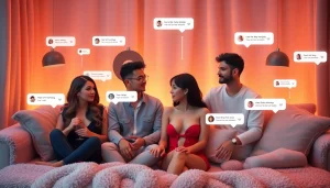 Engaging sex chat ai interactions with diverse virtual characters in a cozy digital environment