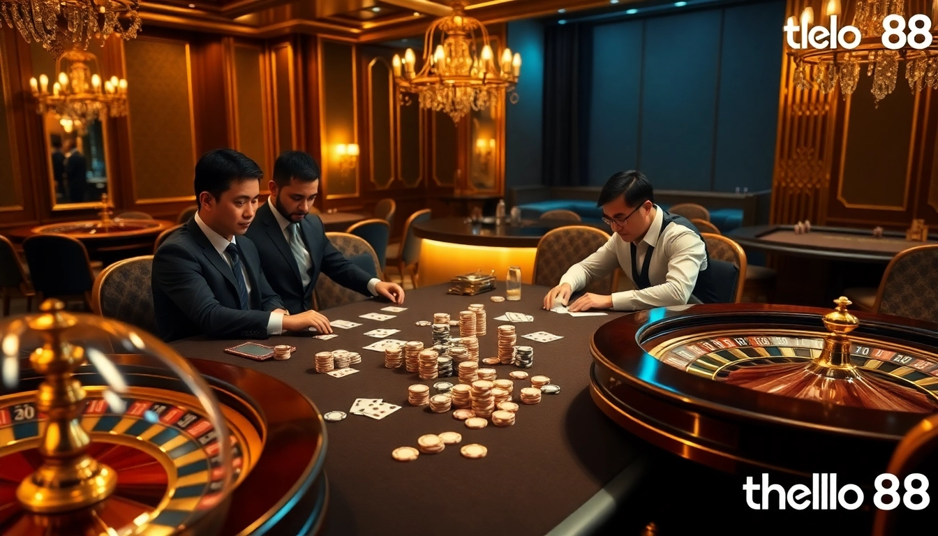Experience high-stakes poker action tại hello88 with luxury surroundings and focused players.