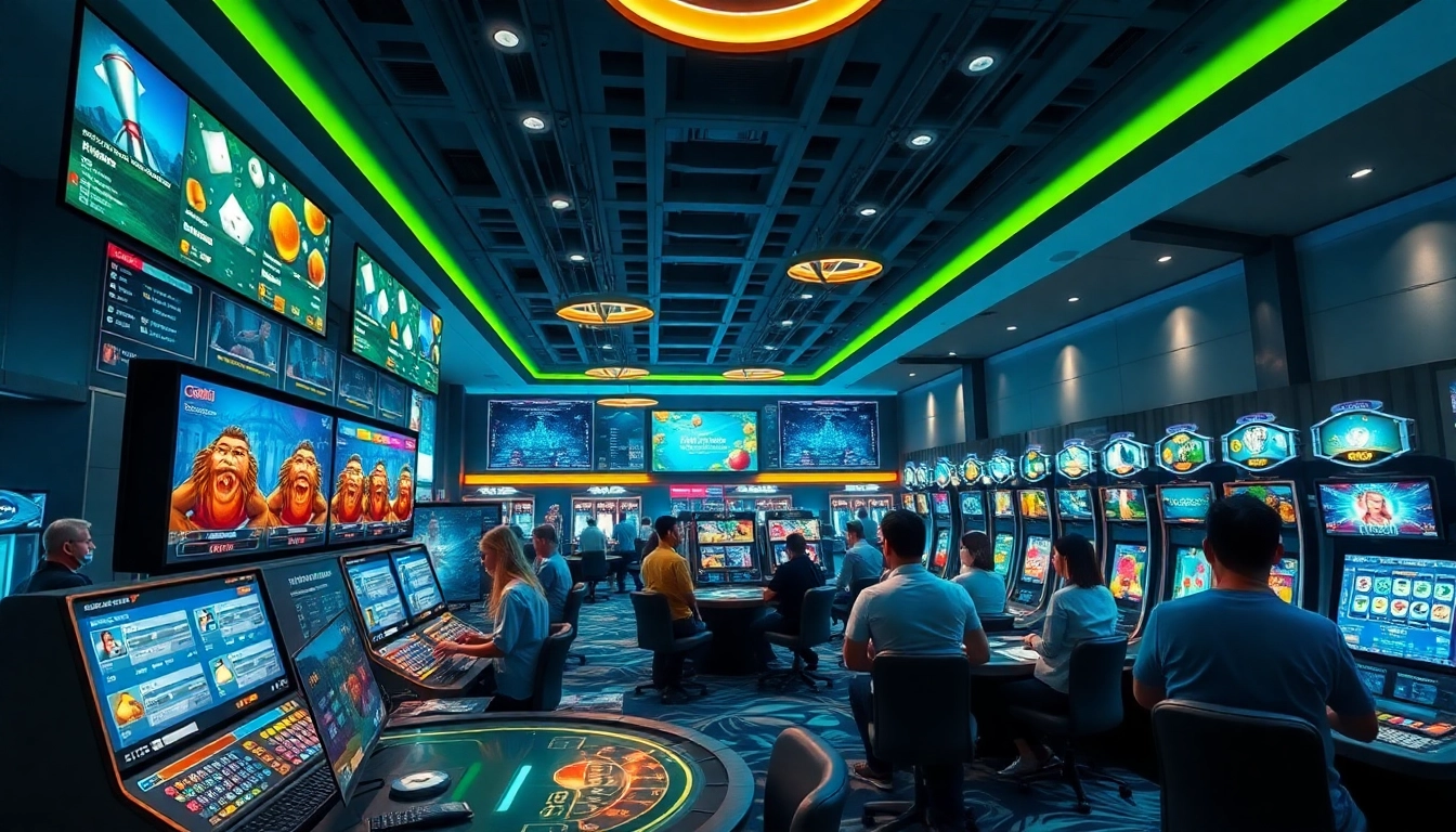 Engaging online gambling scene at winvn88.live highlighting casino and sports betting.