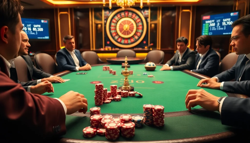 Experience thrilling gameplay at 7upbet with vibrant poker chips and immersive casino ambiance.