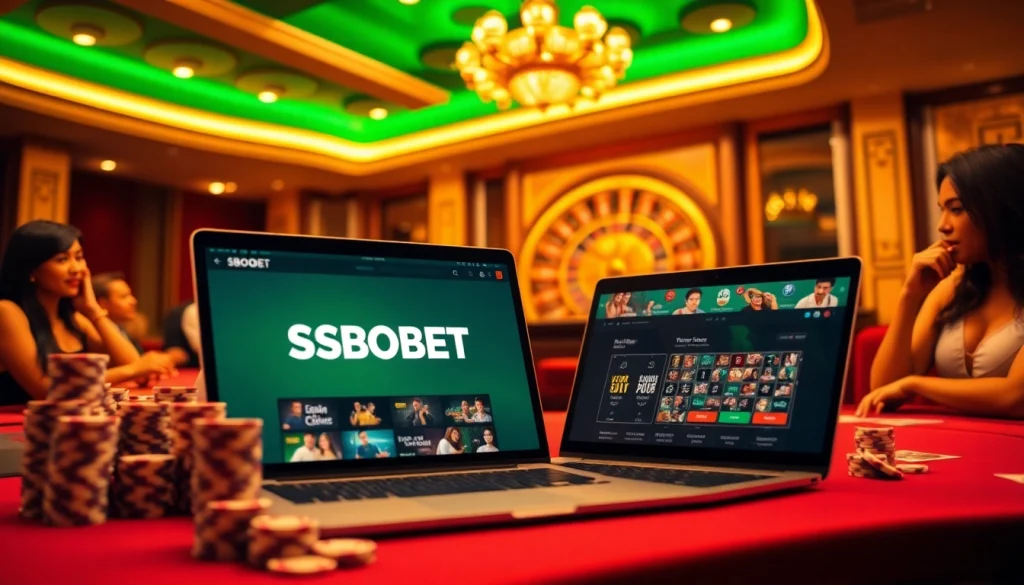 Experience the thrill of winning with link alternatif sbobet on a luxurious casino gaming table.