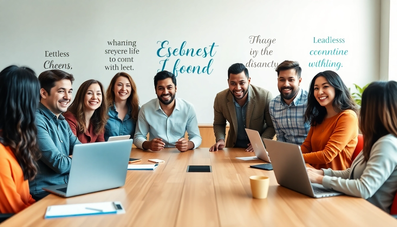 Engaged entrepreneurs participating in a business coaching service session illustrating teamwork and collaboration.