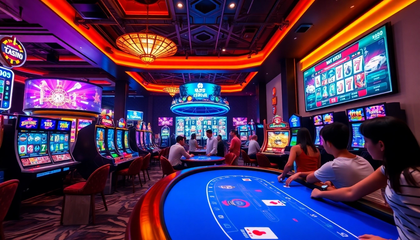 Explore the vibrant online casino environment of good88.hu.net with engaging games and a dynamic atmosphere.
