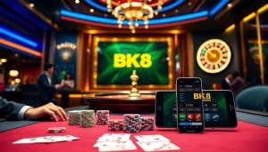 Engage with bk8thai ทางเข้า on luxurious online gambling tables featuring vibrant games and stunning visuals.