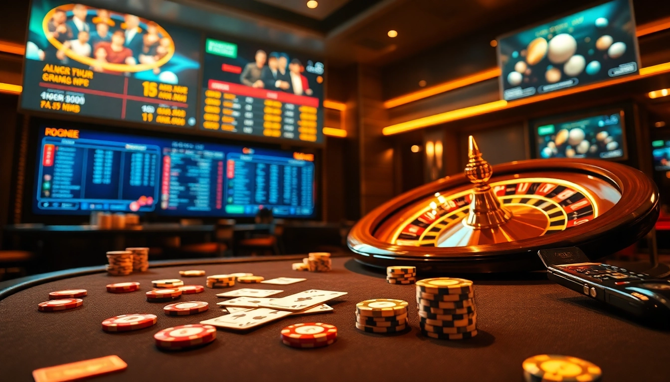 Experience the thrill of betting with i9bet com in a luxurious casino setting filled with vibrant games and exciting action.