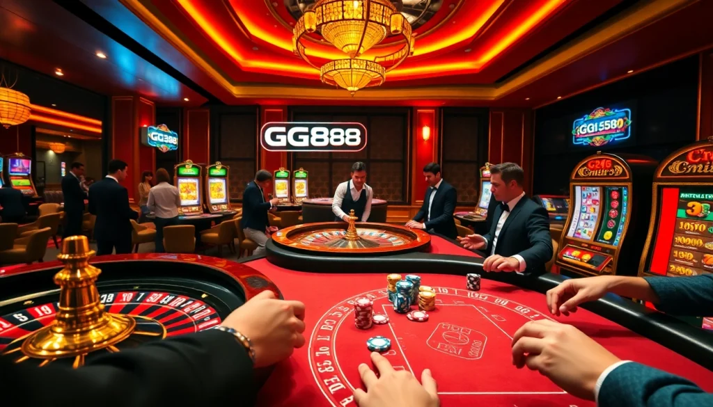 Experience high-stakes gaming at https://gg88.cn.com/ with vibrant casino tables and engaging players.
