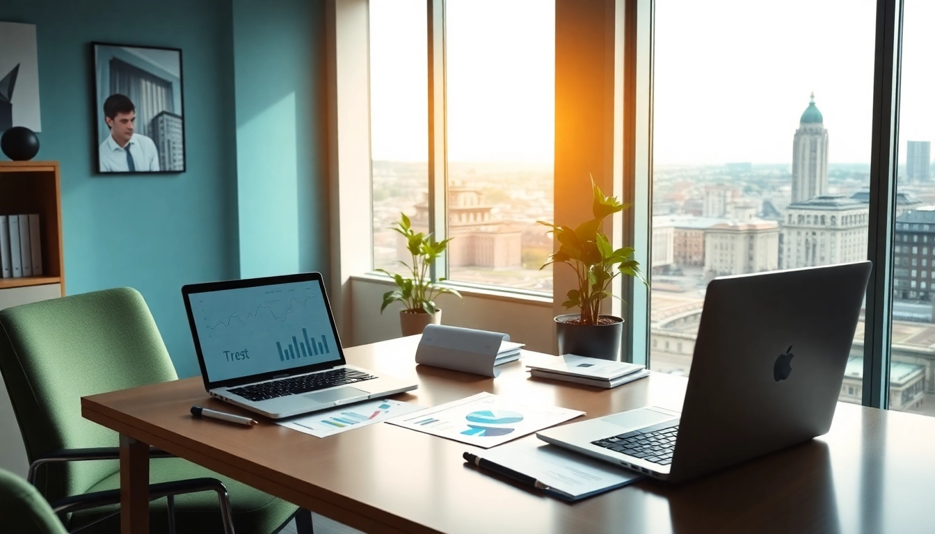 Profesjonalna scena biurowa prezentująca usługi księgowe Plus w Poznaniu.