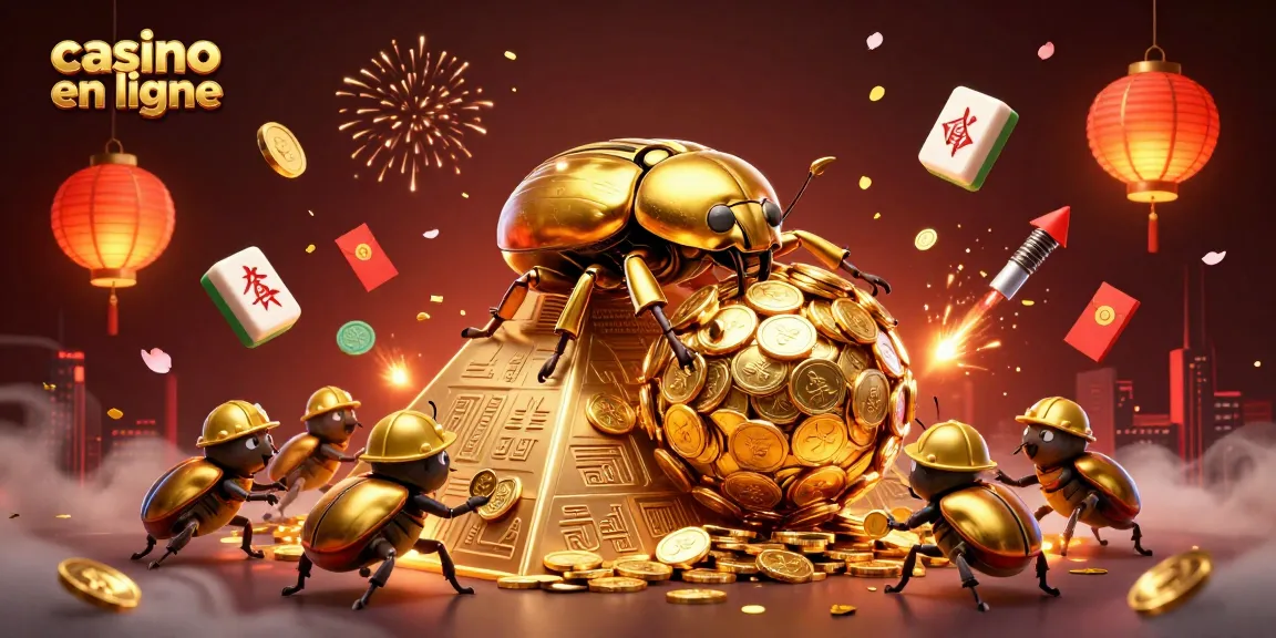 Découvrez les jeux passionnants de casino en ligne avec des symboles de la chance et des pièces d'or.